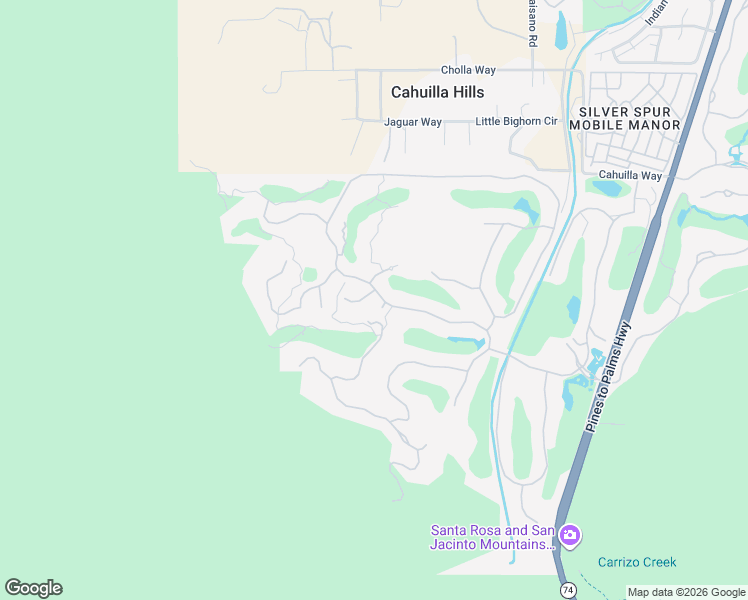 map of restaurants, bars, coffee shops, grocery stores, and more near 101 Netas Court in Palm Desert
