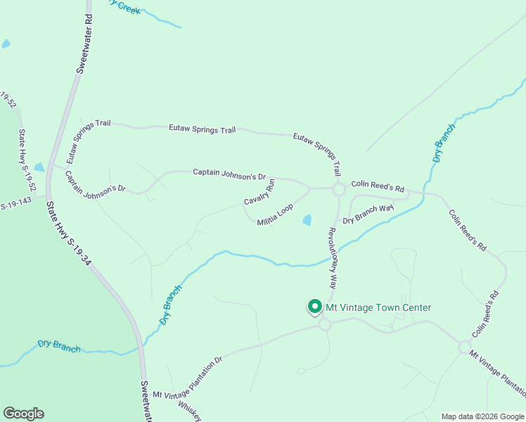 map of restaurants, bars, coffee shops, grocery stores, and more near Cavalry Run in North Augusta