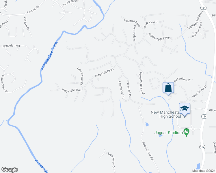 map of restaurants, bars, coffee shops, grocery stores, and more near 3225 Hunting Creek Pass in Douglasville