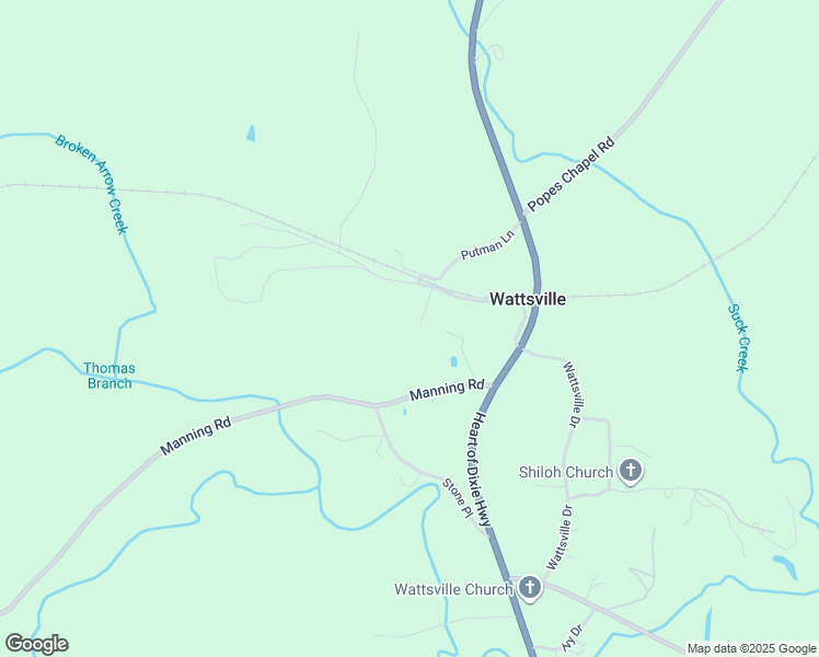 map of restaurants, bars, coffee shops, grocery stores, and more near 195 Bell Drive in Ragland