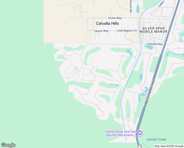 map of restaurants, bars, coffee shops, grocery stores, and more near 101 Netas Court in Palm Desert