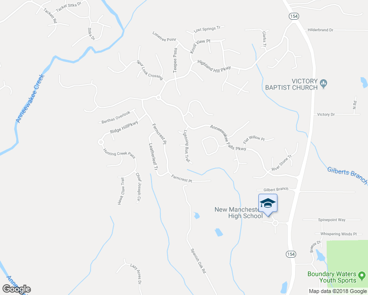 map of restaurants, bars, coffee shops, grocery stores, and more near 4585 Lighting Bolt Trail in Douglasville