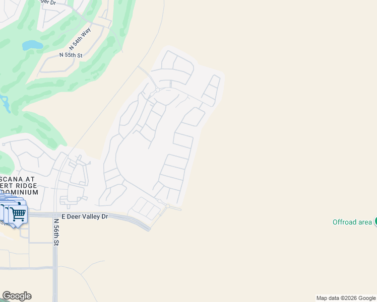 map of restaurants, bars, coffee shops, grocery stores, and more near E Deer Valley Rd in Phoenix