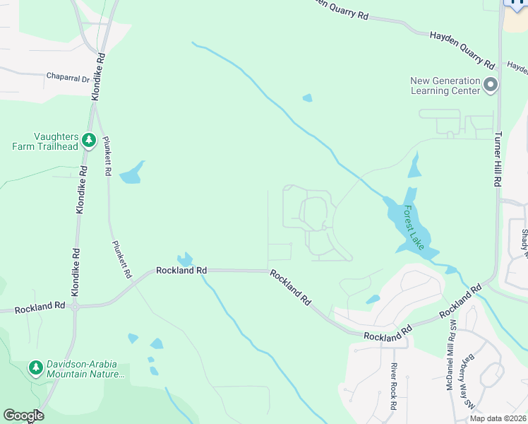 map of restaurants, bars, coffee shops, grocery stores, and more near 3439 Stoneleigh Walk in Stonecrest