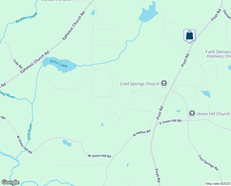 map of restaurants, bars, coffee shops, grocery stores, and more near 9048 River Bend Court in Villa Rica