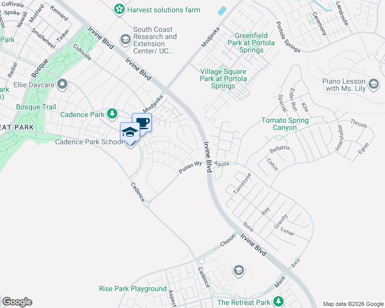 map of restaurants, bars, coffee shops, grocery stores, and more near 209 Mask in Irvine