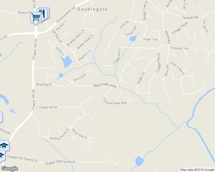 map of restaurants, bars, coffee shops, grocery stores, and more near 4715 Bald Eagle Way in Douglasville