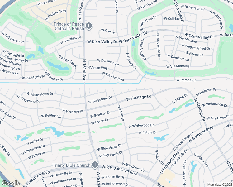 map of restaurants, bars, coffee shops, grocery stores, and more near 21601 North 147th Drive in Sun City West
