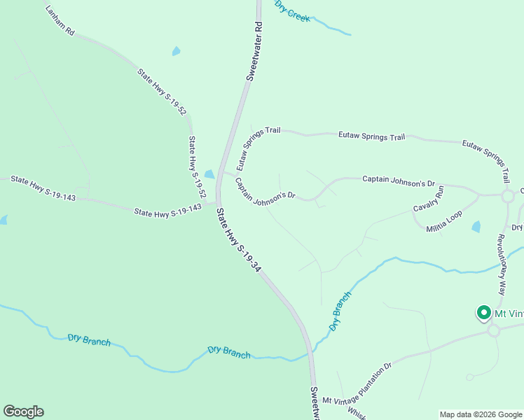 map of restaurants, bars, coffee shops, grocery stores, and more near 118 Captain Johnson's Drive in North Augusta