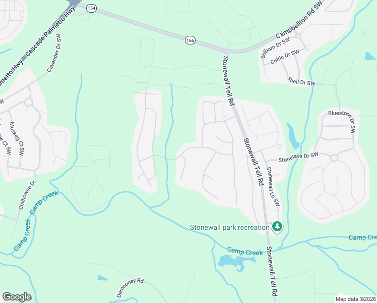 map of restaurants, bars, coffee shops, grocery stores, and more near 6616 Waterton Avenue Southwest in Atlanta