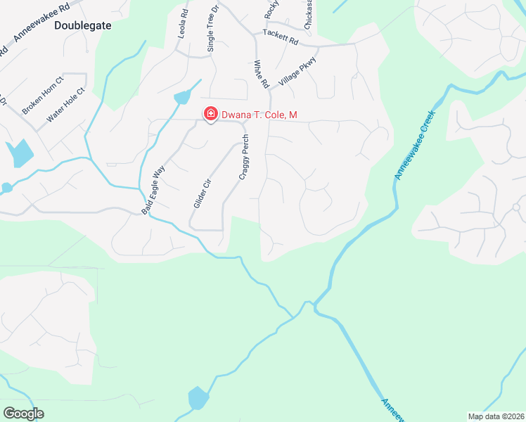 map of restaurants, bars, coffee shops, grocery stores, and more near 4536 White Road in Douglasville