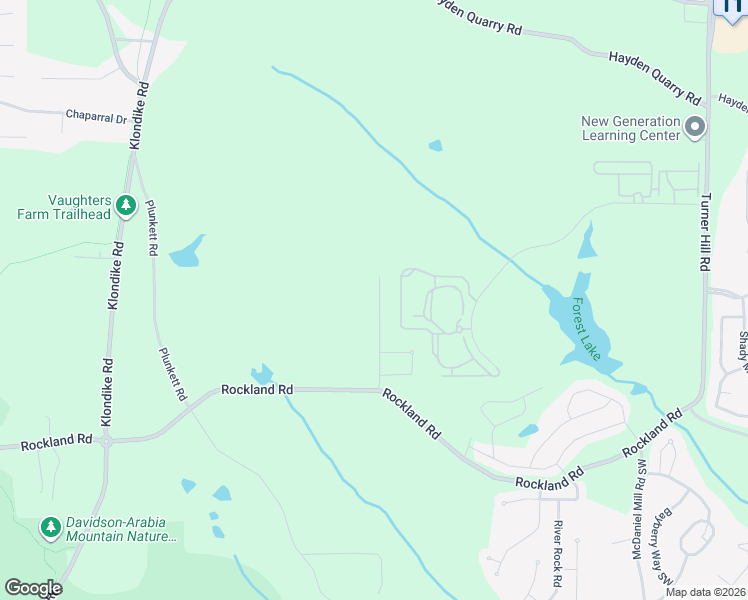 map of restaurants, bars, coffee shops, grocery stores, and more near 3433 Stoneleigh Walk in Stonecrest