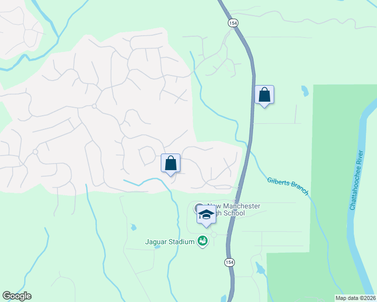 map of restaurants, bars, coffee shops, grocery stores, and more near 4590 Flat Willow Place in Douglasville