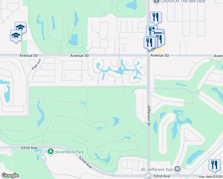 map of restaurants, bars, coffee shops, grocery stores, and more near 79685 Mandarina in La Quinta