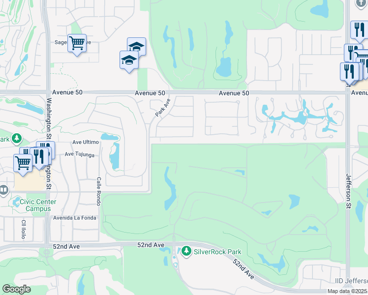 map of restaurants, bars, coffee shops, grocery stores, and more near 79205 Mandarina in La Quinta