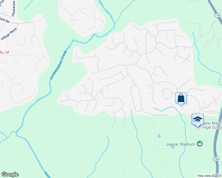 map of restaurants, bars, coffee shops, grocery stores, and more near 3671 Falconwood Drive in Douglasville
