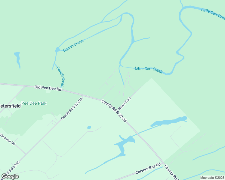 map of restaurants, bars, coffee shops, grocery stores, and more near 91 Bauer Trail in Hemingway