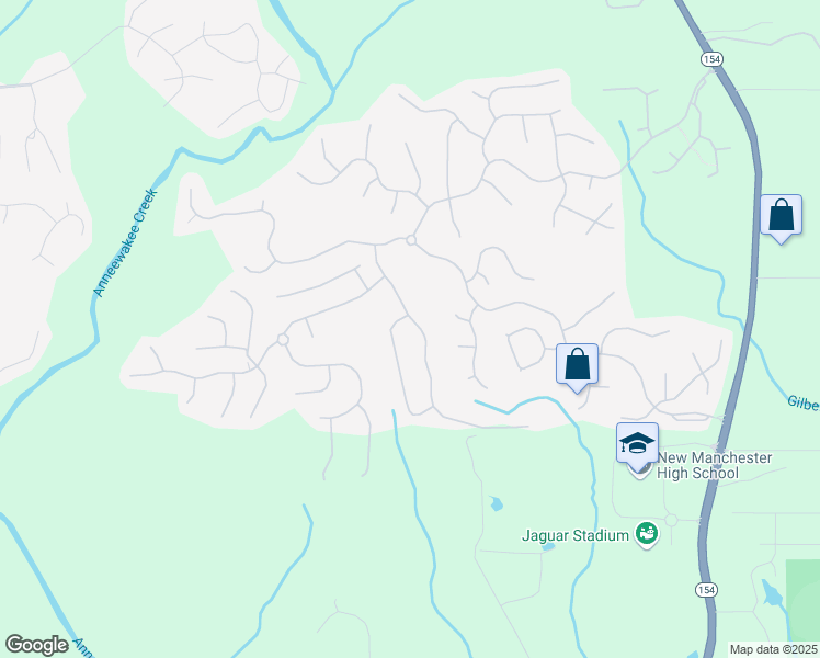 map of restaurants, bars, coffee shops, grocery stores, and more near 4515 Ferncrest Place in Douglasville