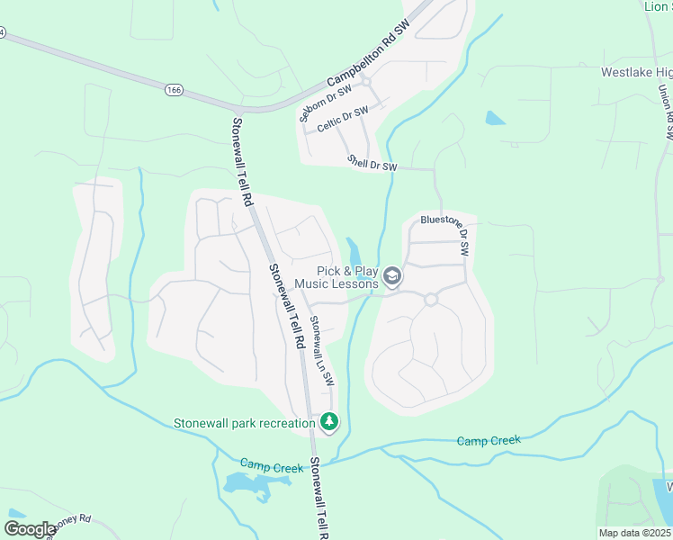 map of restaurants, bars, coffee shops, grocery stores, and more near 2698 Summit Parkway Southwest in Atlanta