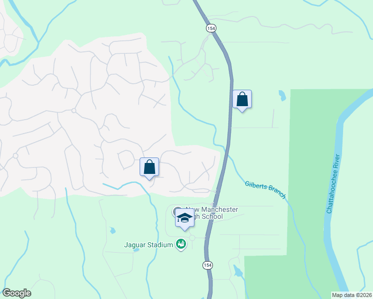 map of restaurants, bars, coffee shops, grocery stores, and more near 4535 Flat Willow Place in Douglasville