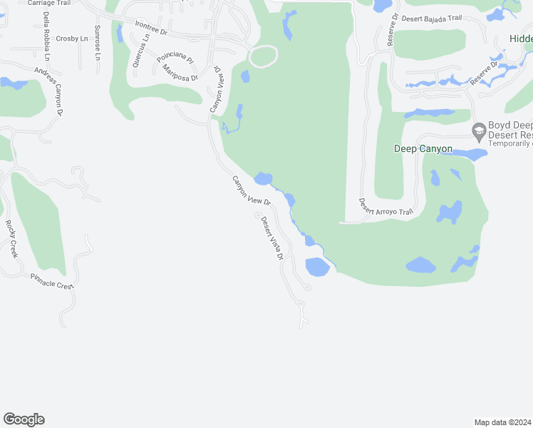 map of restaurants, bars, coffee shops, grocery stores, and more near 49769 Desert Vista Drive in Palm Desert