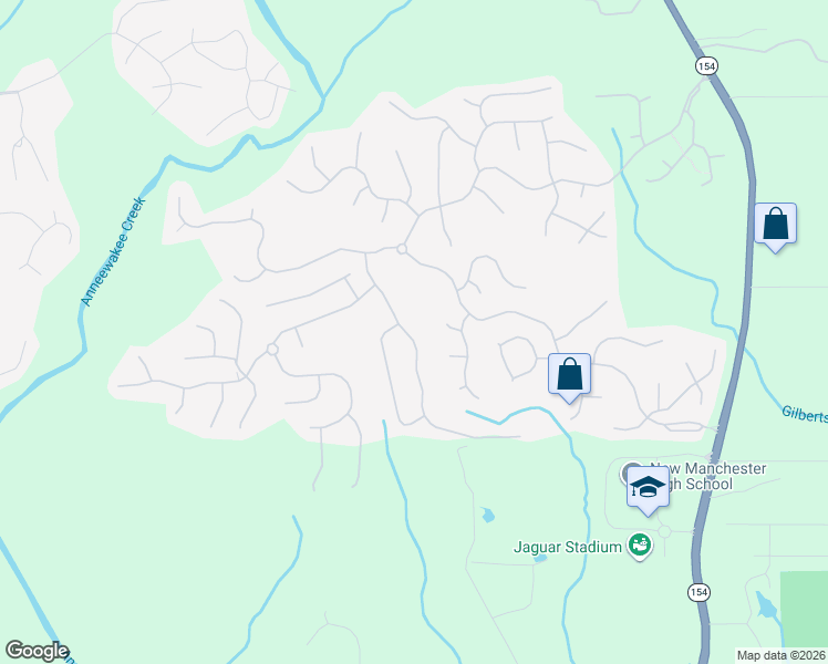 map of restaurants, bars, coffee shops, grocery stores, and more near 4530 Ferncrest Place in Douglasville