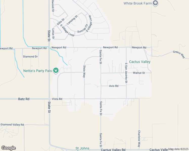 map of restaurants, bars, coffee shops, grocery stores, and more near 30275 Santa Fe Street in Hemet