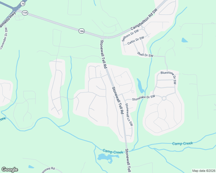 map of restaurants, bars, coffee shops, grocery stores, and more near 2828 Brookford Lane Southwest in Atlanta