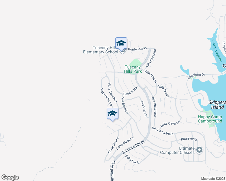 map of restaurants, bars, coffee shops, grocery stores, and more near 29 Vista Toscana in Lake Elsinore