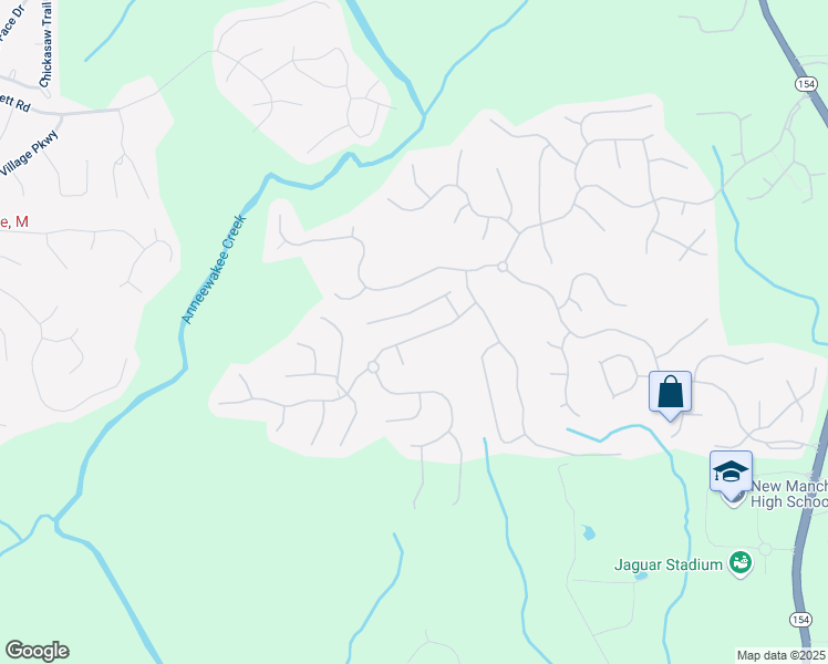 map of restaurants, bars, coffee shops, grocery stores, and more near 3475 Ridge Hill Parkway in Douglasville