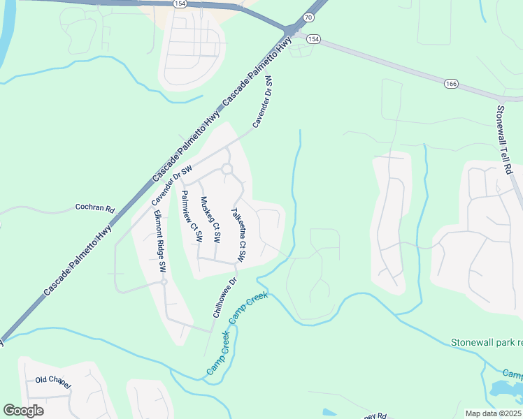 map of restaurants, bars, coffee shops, grocery stores, and more near 421 Darkwater Court in Atlanta