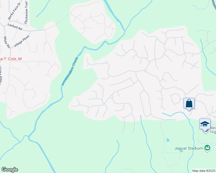 map of restaurants, bars, coffee shops, grocery stores, and more near 3192 Berthas Overlook in Douglasville