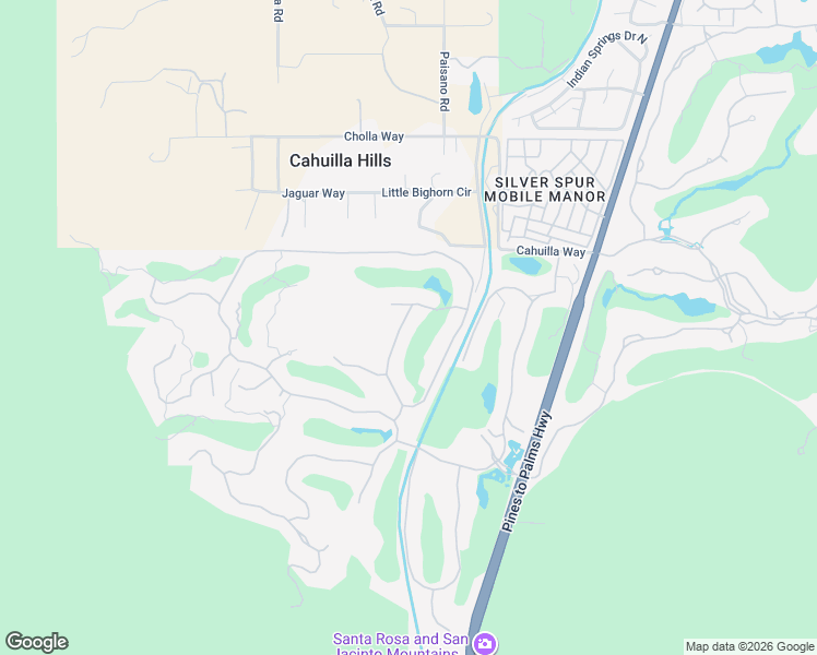 map of restaurants, bars, coffee shops, grocery stores, and more near 166 Wikil Place in Palm Desert