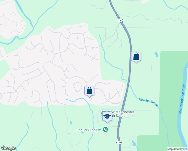 map of restaurants, bars, coffee shops, grocery stores, and more near 4445 Greycliff Pointe in Douglasville