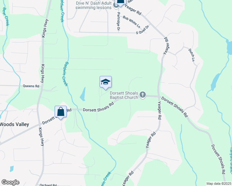 map of restaurants, bars, coffee shops, grocery stores, and more near 5770 Dorsett Shoals Road in Douglasville