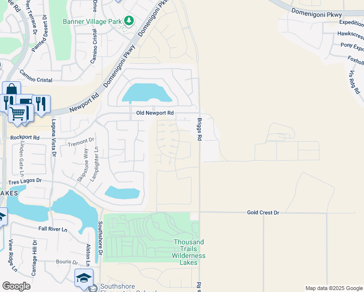 map of restaurants, bars, coffee shops, grocery stores, and more near 30194 Sunset Pier Drive in Menifee