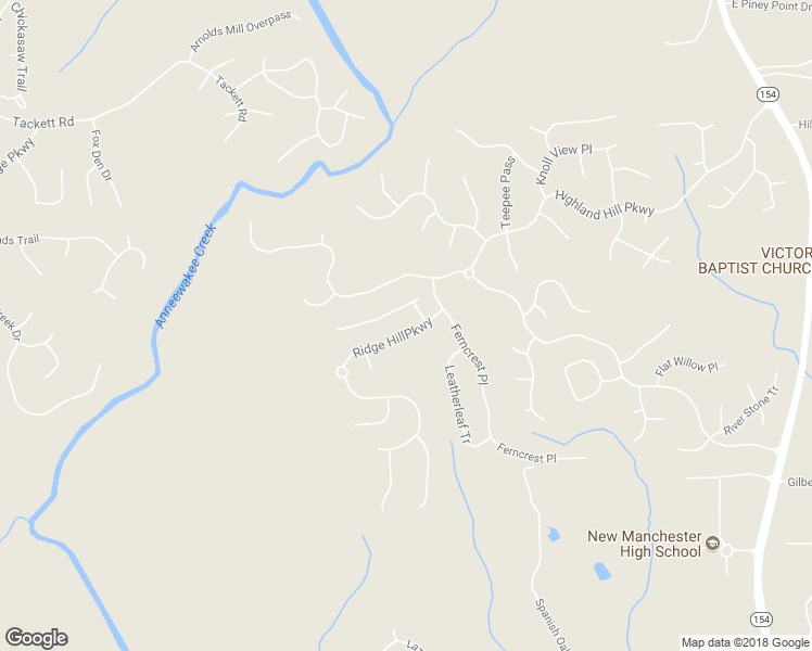 map of restaurants, bars, coffee shops, grocery stores, and more near 3050 Ridge Hill Parkway in Douglasville