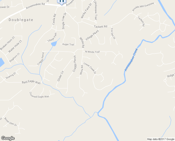 map of restaurants, bars, coffee shops, grocery stores, and more near 3694 Arrowhead Place in Douglasville