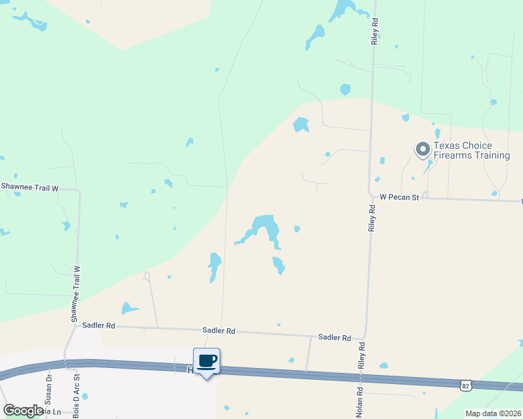 map of restaurants, bars, coffee shops, grocery stores, and more near in Whitesboro