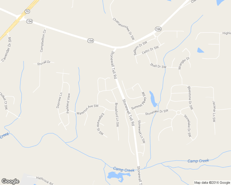 map of restaurants, bars, coffee shops, grocery stores, and more near 2808 Brookford Ln SW in Atlanta