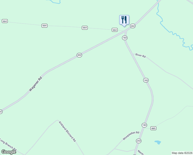 map of restaurants, bars, coffee shops, grocery stores, and more near 7964 Wagener Road in Salley