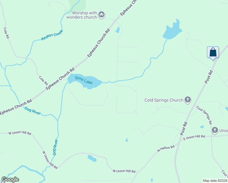 map of restaurants, bars, coffee shops, grocery stores, and more near 8996 River Bend Court in Villa Rica