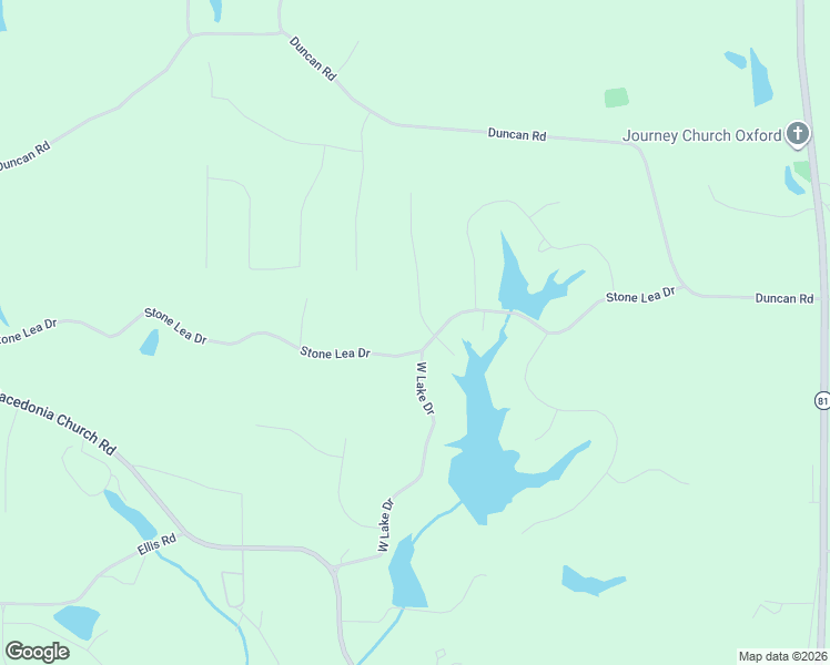 map of restaurants, bars, coffee shops, grocery stores, and more near 2269 Stone Lea Drive in Oxford