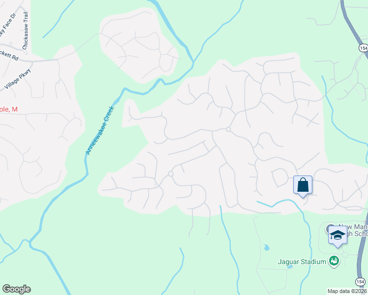 map of restaurants, bars, coffee shops, grocery stores, and more near 3121 Berthas Overlook in Douglasville