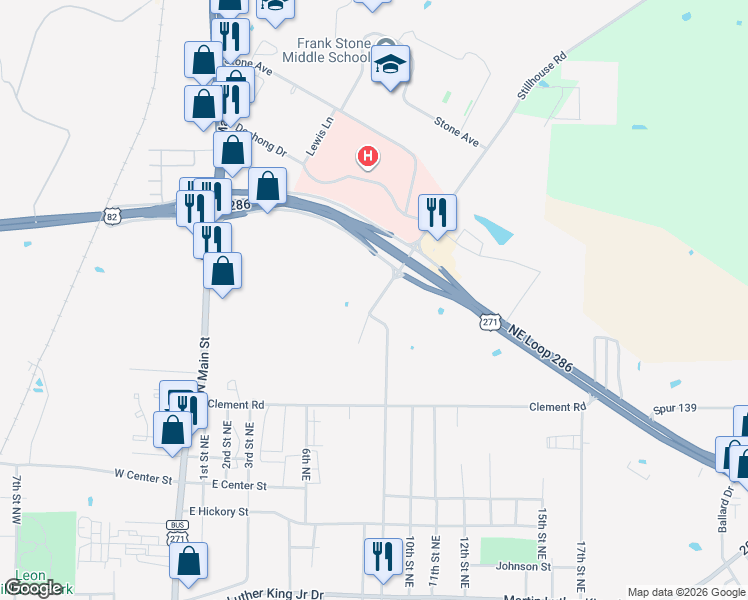 map of restaurants, bars, coffee shops, grocery stores, and more near 2028-2198 Fitzhugh Avenue in Paris
