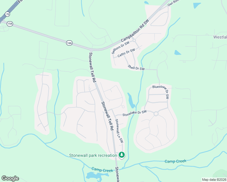 map of restaurants, bars, coffee shops, grocery stores, and more near 410 Tell Circle Southwest in Atlanta