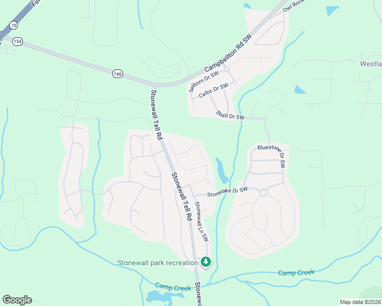 map of restaurants, bars, coffee shops, grocery stores, and more near 410 Tell Circle Southwest in Atlanta