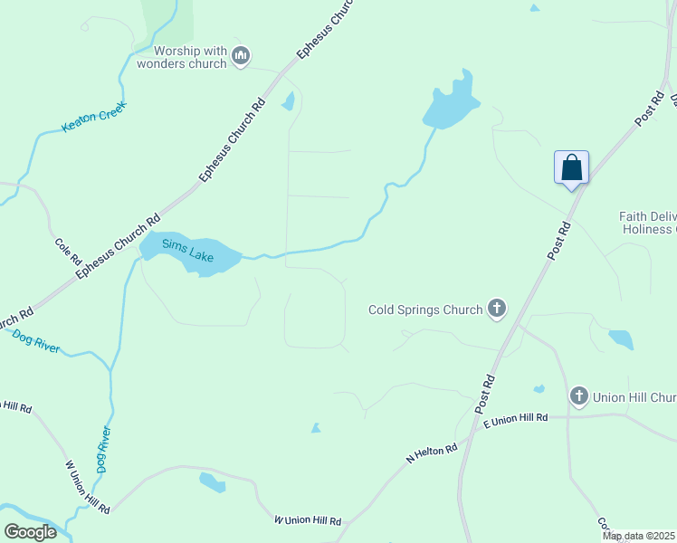 map of restaurants, bars, coffee shops, grocery stores, and more near 4631 Crooked Creek Lane in Villa Rica