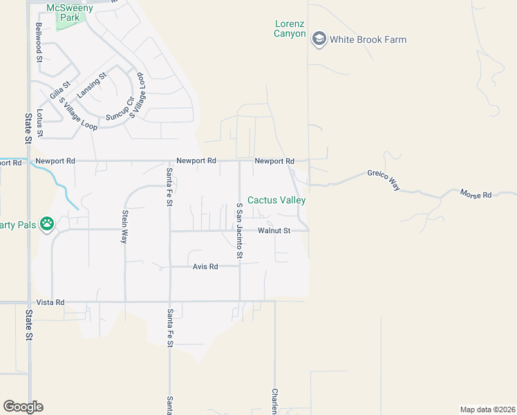 map of restaurants, bars, coffee shops, grocery stores, and more near 40312 Raymer Road in Hemet