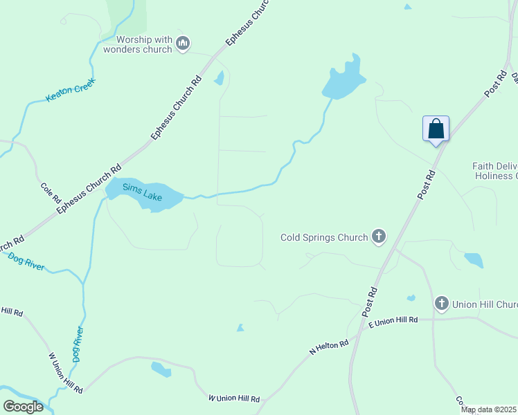 map of restaurants, bars, coffee shops, grocery stores, and more near 4631 Crooked Creek Lane in Villa Rica